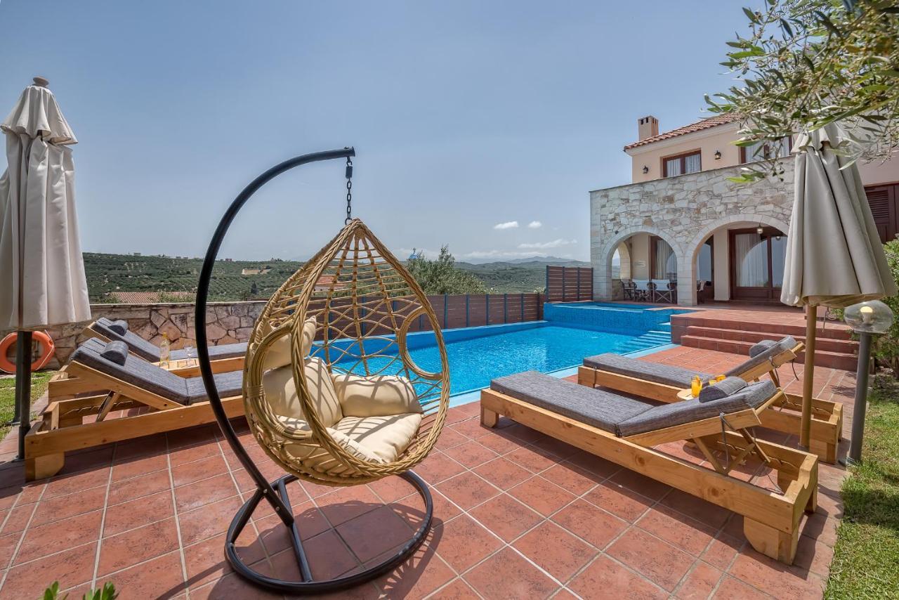 Villa Katerina With Eco Heated Pool Spiliá Exteriör bild